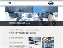 Tablet Screenshot of dileb.de